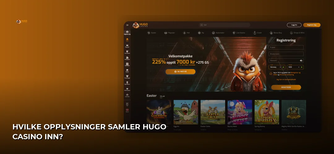 Hugo Casino promotional banner