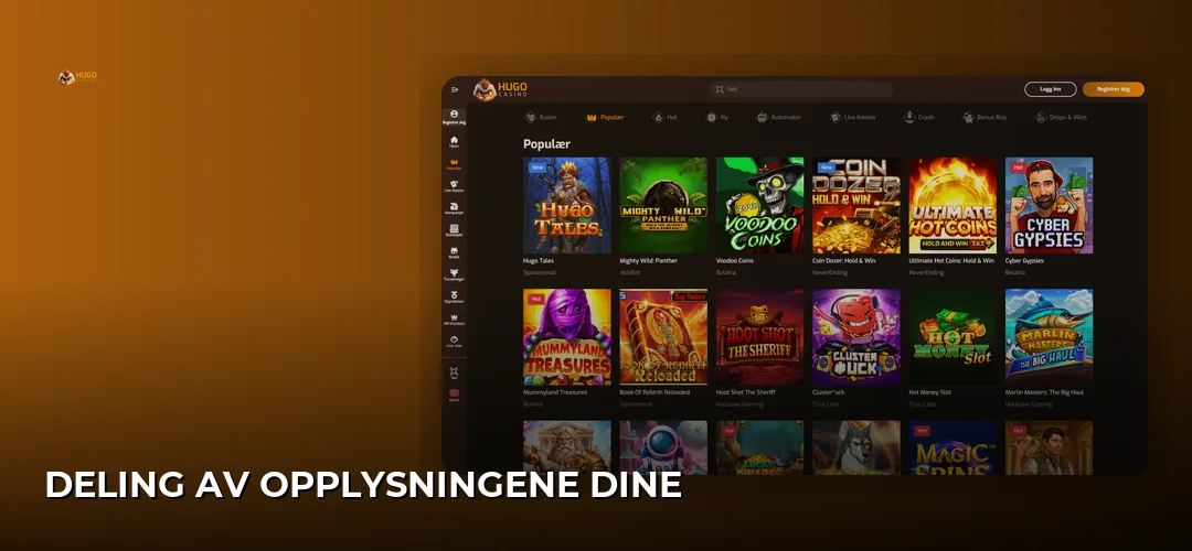 Hugo Casino promotional banner