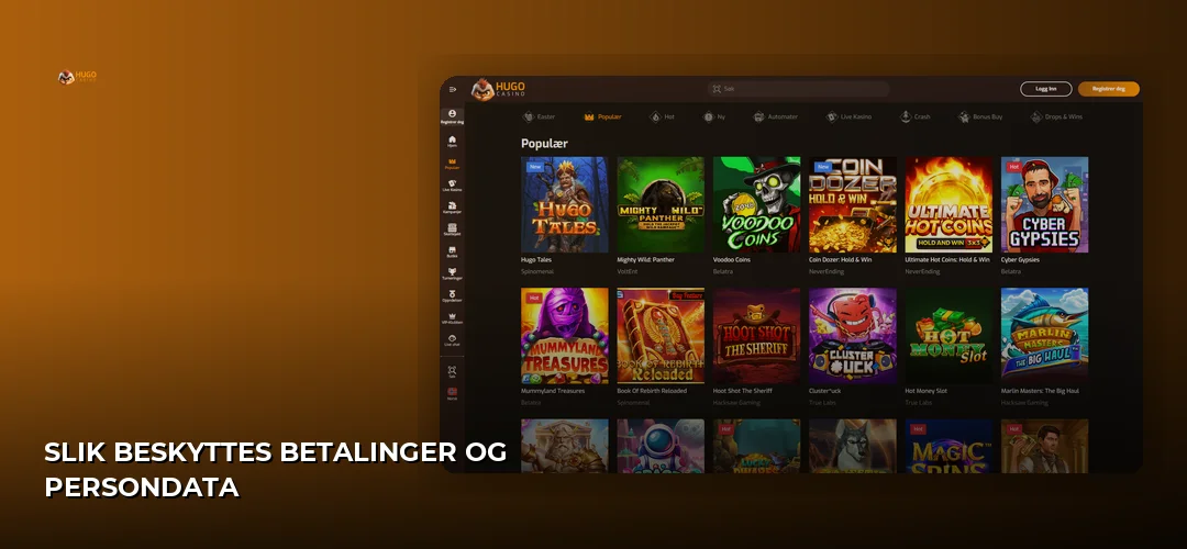 Hugo Casino promotional banner